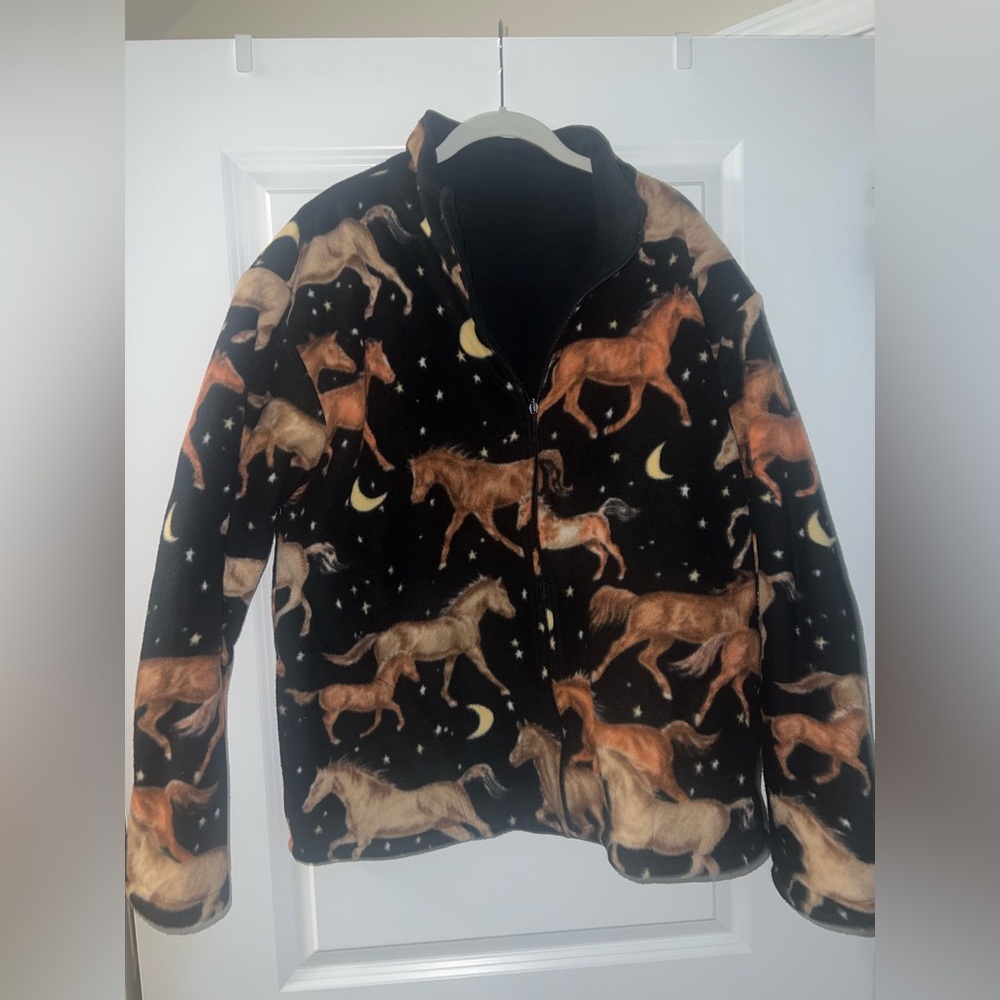Midnight Horse Fleece